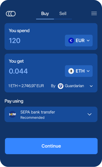 Onramper Widget