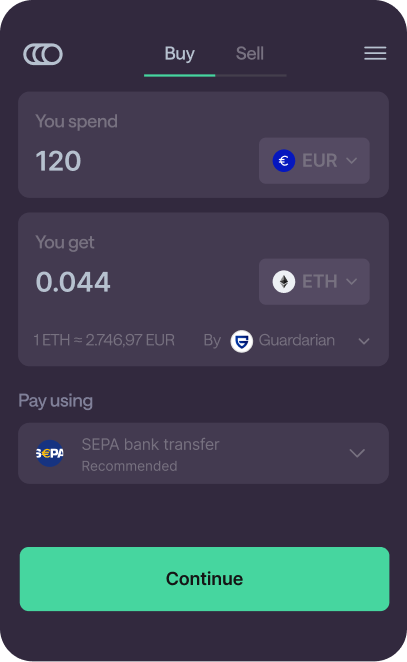 Onramper Widget