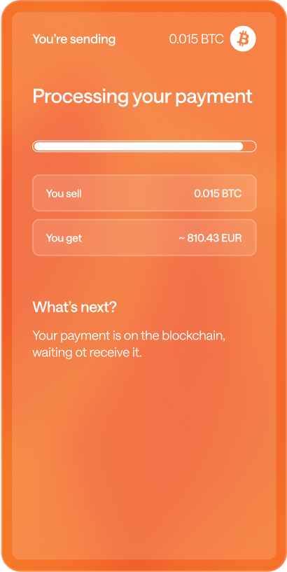 Process payment