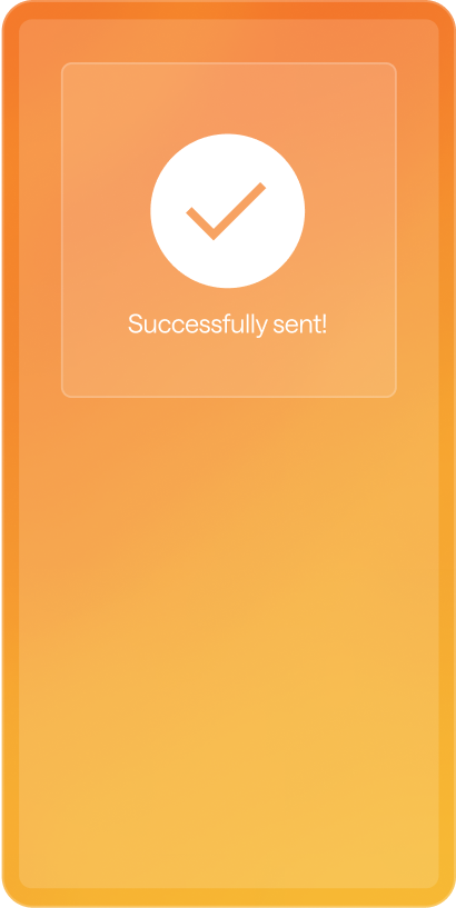 Sent successfully